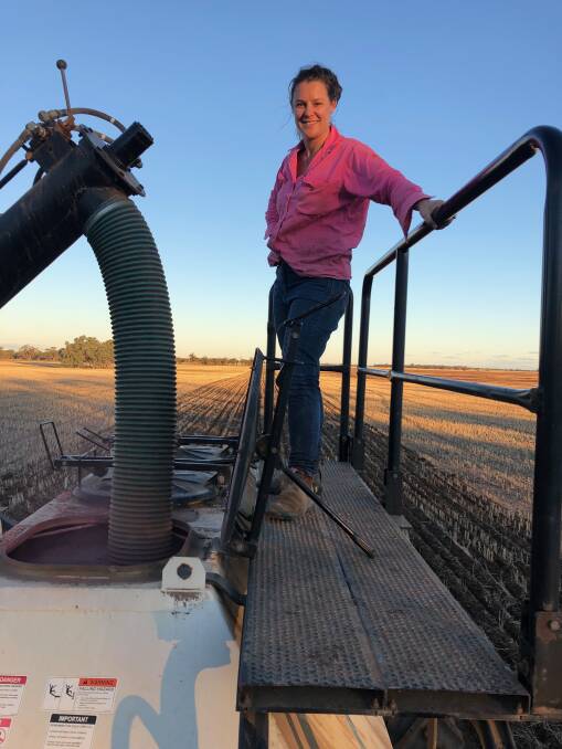 Culgoa, Victoria, farmer Georgie Warne believes wheat imports are unnecessary and a biosecurity risk.