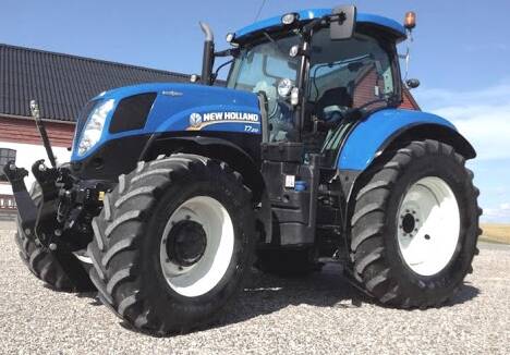 Eight New Holland T7 210 tractors, like this one in a file photo, were stolen from a dealership in the UK.