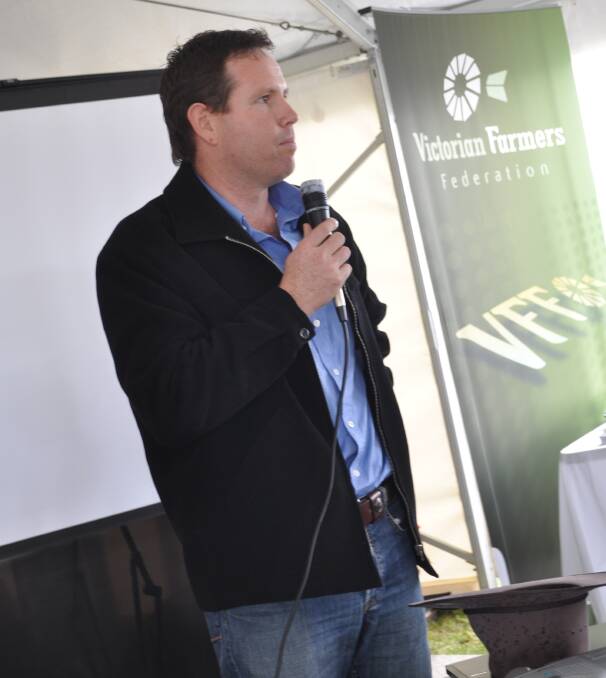 Andrew Broad during his time at the helm of the VFF.