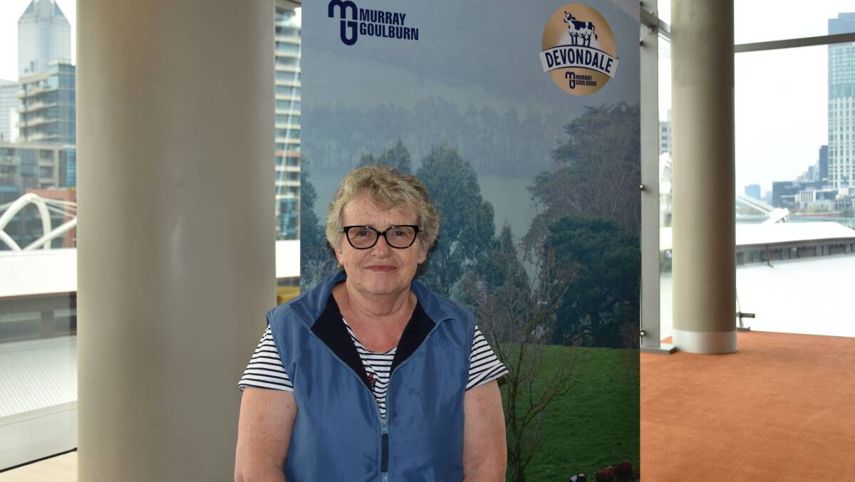 SAD DAY: Val Read, Lockington, said she came down to the Murray Goulburn extraordinary general meeting to have one last say on the co-operative.