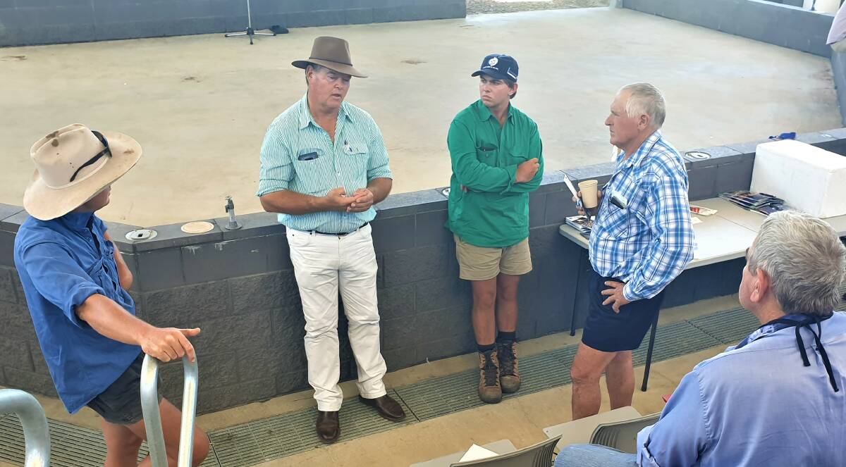 The subject of breeding goats brought out a lot of interest in south west Queensland, including at the meeting pictured here at Roma. Picture: Sally Gall