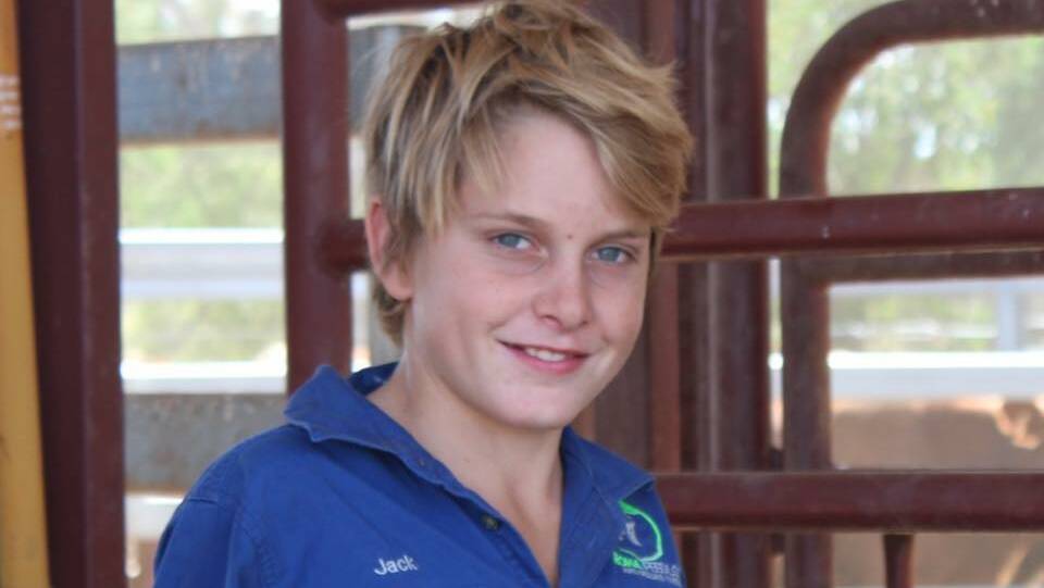 Ten-year-old Jack Cameron is being remembered as a talented junior rugby league player and a true country boy who loved spending time with his family on their Roma property. Picture supplied.