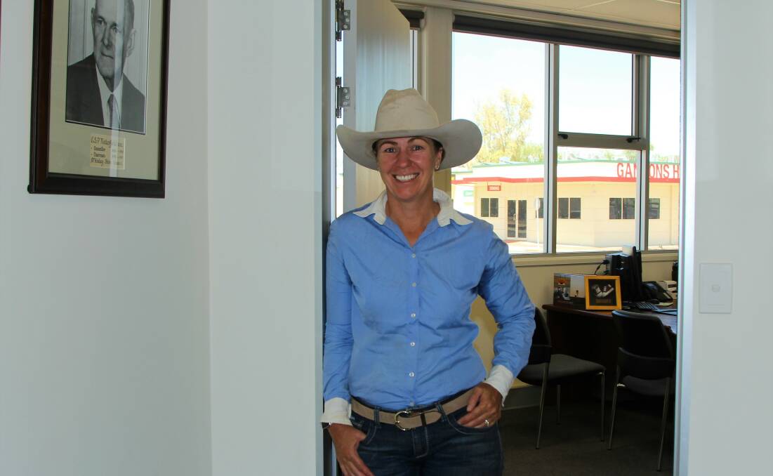 Girl power: As Outback Queensland Tourism Association chairwoman, Belinda Murphy has been working on a visitation strategy, in between mustering cattle, overseeing the affairs of the McKinlay Shire Council and raising her young family. Picture: Sally Cripps.