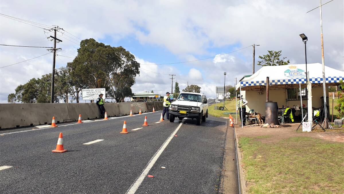 NSW-Queensland border at Wallangarra.