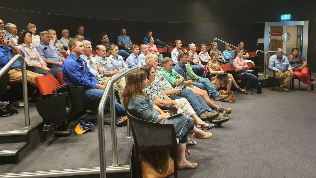 There was a lot of interest in the Leading Sheep shearing shed design workshop at Longreach.