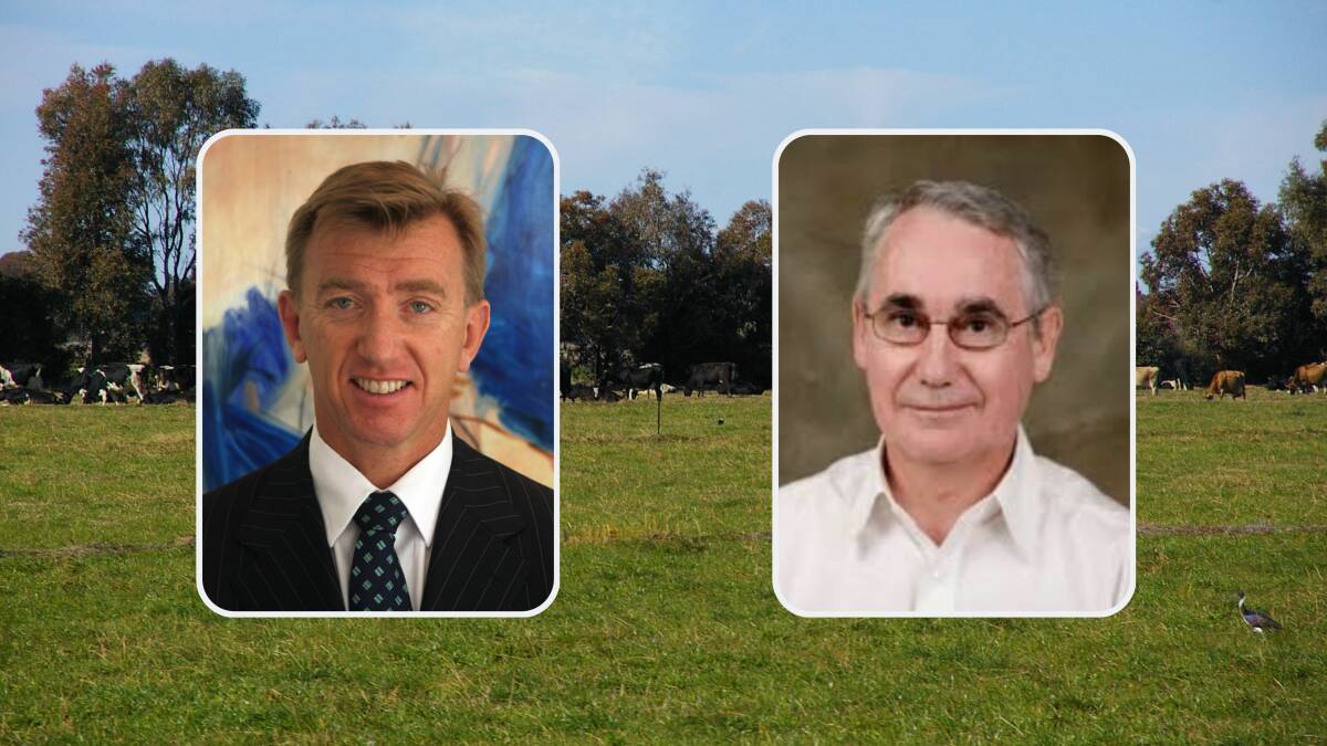 DIRECTOR NOMINEES: Andrew Maughan and Alan Bell have been nominated for the Dairy Australia board.