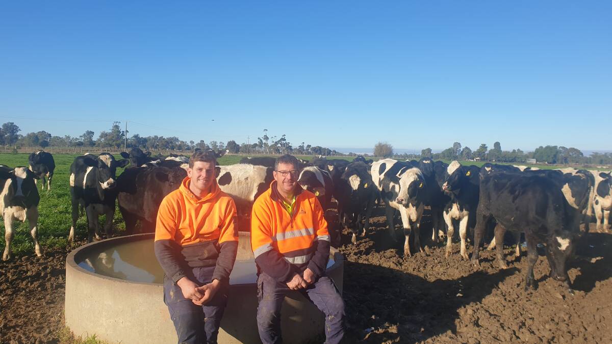 Harrison and John Keely are on the same page about the future of their dairy farm after participating in the Our Farm, Our Plan program.