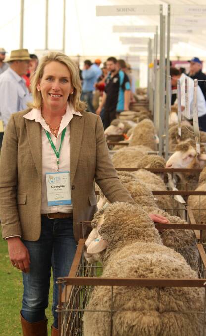 Australian Association of Stud Merino Breeders president Georgina Wallace.
