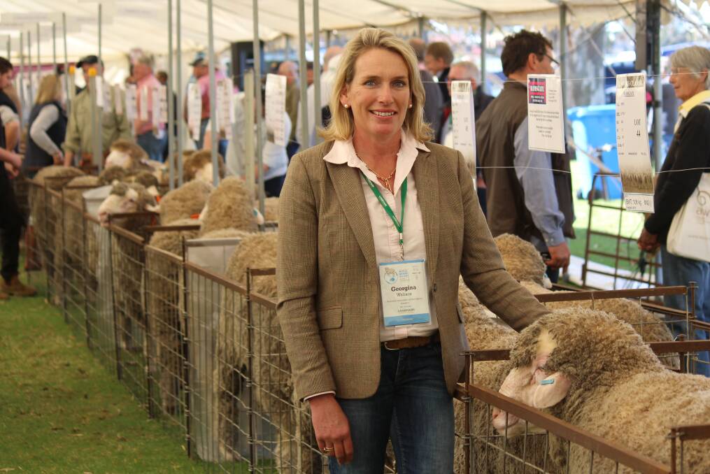Australian Association of Stud Merino Breeders president Georgina Wallace 