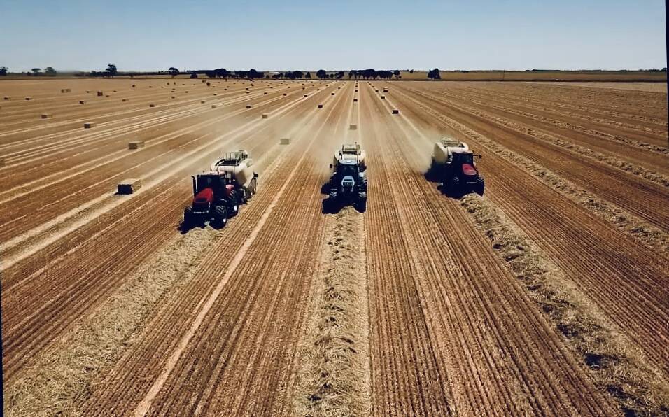Modern agriculture is a high tech game...That fact is well reflected in this image which was submitted to the AgDay Photo Competition by Vic Hoffmann. 