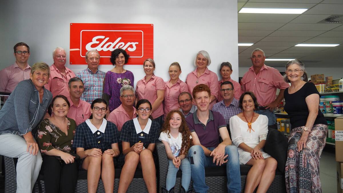 Elders Rockhampton launched the Great Elders Muster on Purple Day for Epilepsy.  Charlie, front row, and his family joined the team, including high school student Georgia Sherry, who also has epilepsy.