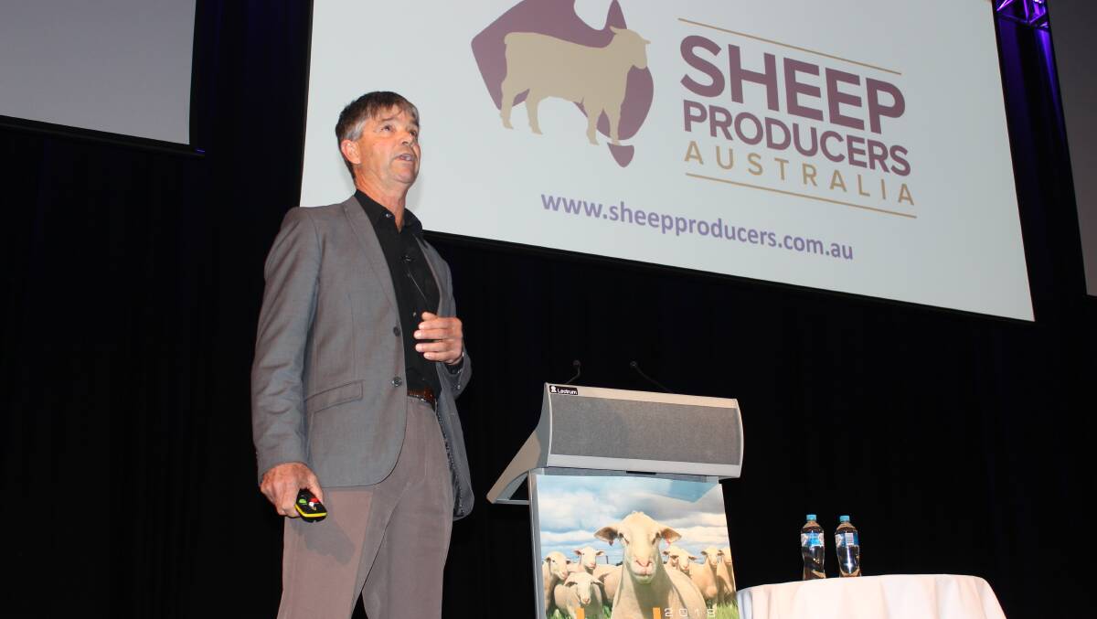 Sheep Producers Australia president Allan Piggott called on the audience at LambEx 2018 to contact eastern states acquaintances to convince them to contact their local politicians to advocate for the future of the live sheep export industry.