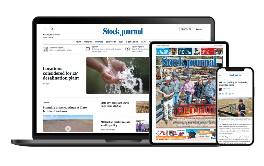 In print and digital: Readers will be able to take up the subscription offer via stockjournal.com.au/subscribe from April 27.