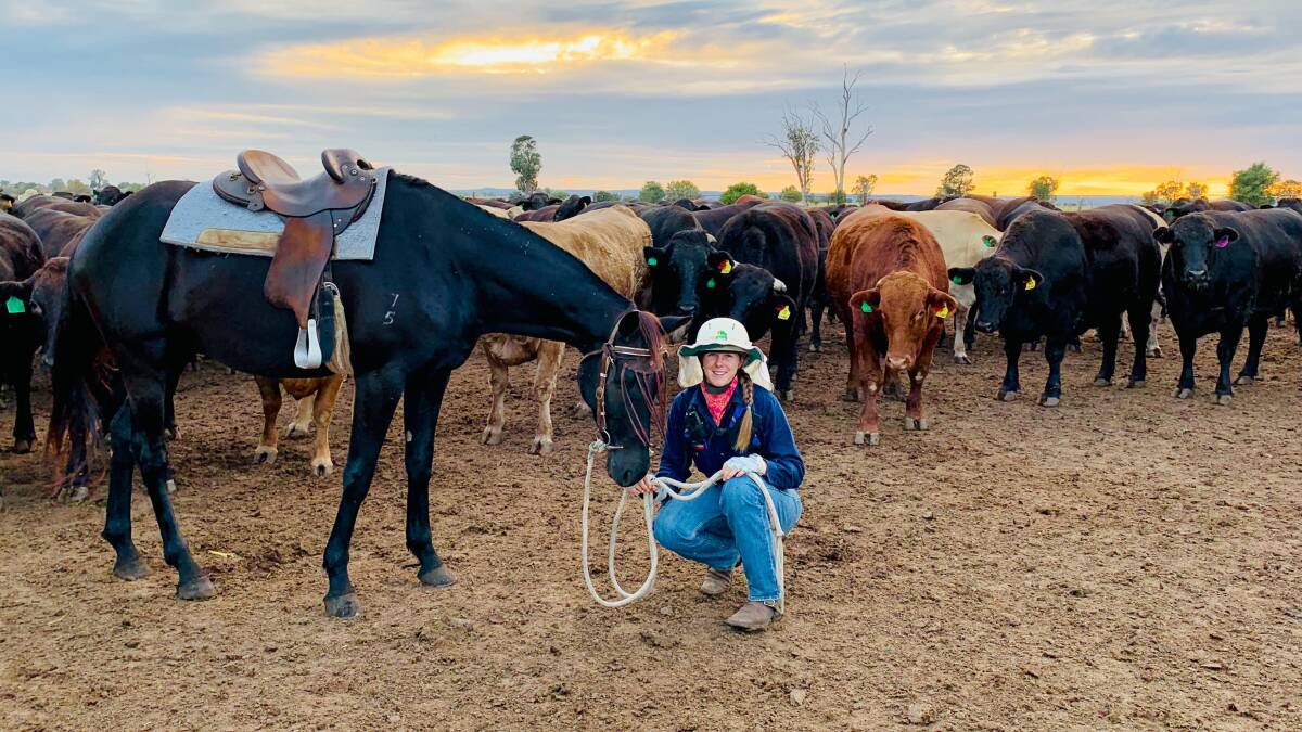 Goonoo Feedlot livestock manager Rebecca O'Reilly is passionate about self development and growing her career in lotfeeding.
