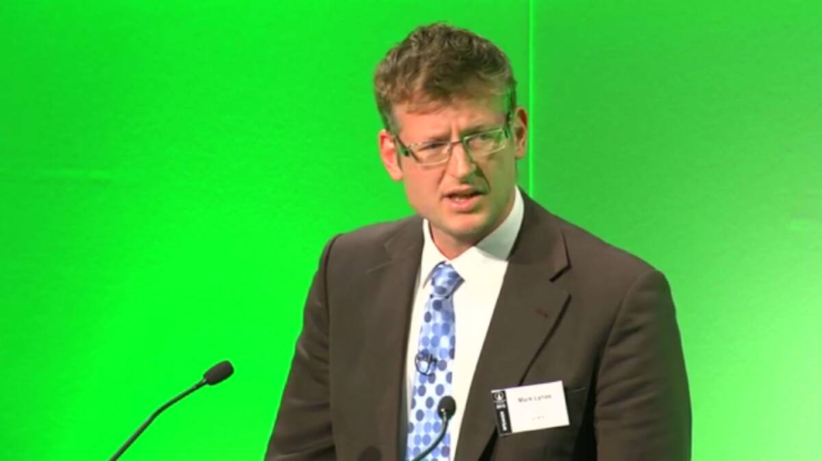 Mark Lynas apologising to the world for his anti-GM involvement in 2013 at the Oxford Farming Conference.