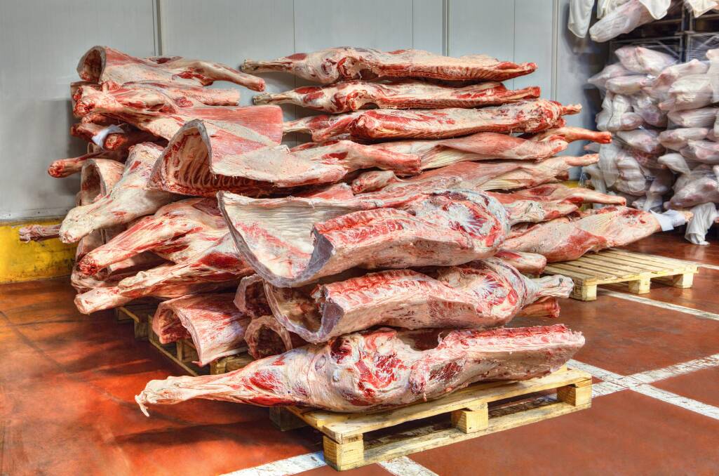 October beef exports down