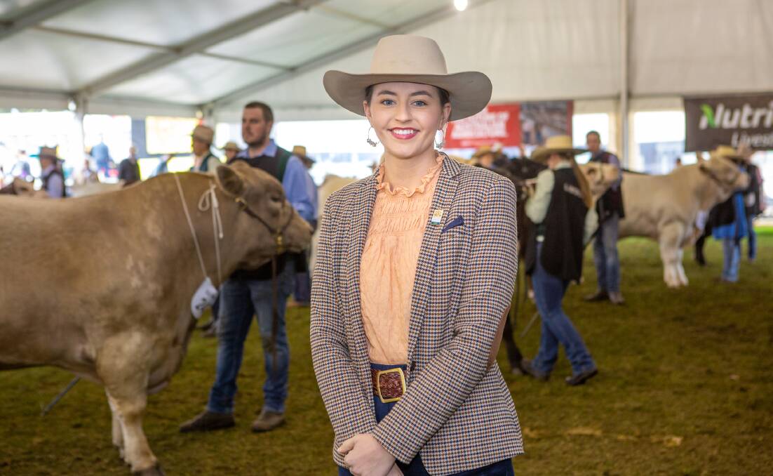 A former competitor at the Royal Adelaide Show, it was time for Aimee Bolton to decide the placings.
