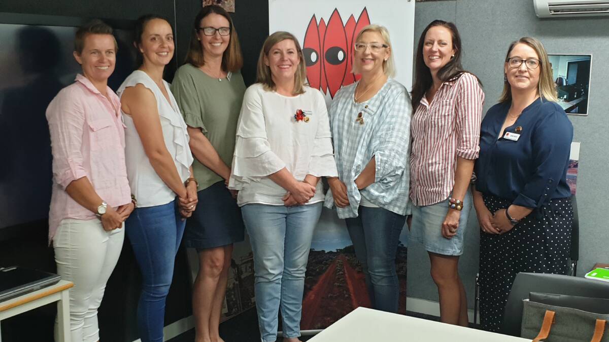 GROUP EFFORT: ICPA members Petie Rankin, Kirsty Williams, Jill Greenfield, Katrina Morris, Joanna Gibson, Jodie Keogh and Lynly Kerin during last year's state conference.