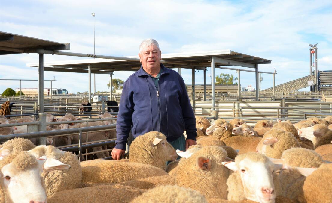 PRICE SPIKE: Bruce Daniel, Paskeville, set a new state lamb record for these "exceptional" lambs.