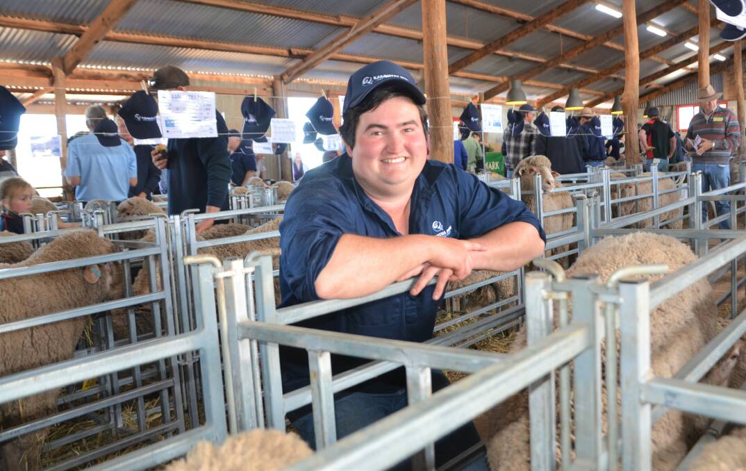 SUPPORT HANDY: Luke Ramsay, Kimba, has been learning from interstate precision livestock experts and is keen to put that learning into action in SA.