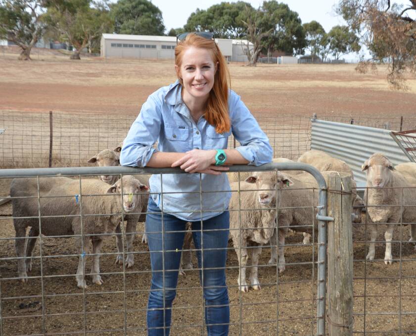 FRESH APPROACH: Sheep researcher and PhD student Niki McCarthy has not had the most conventional career path but she is looking forward to following her passion in animal nutrition.