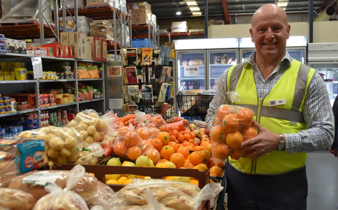 INCREASING DEMAND: Foodbank SA CEO Greg Pattinson said the staples program was important as demand for services increased.