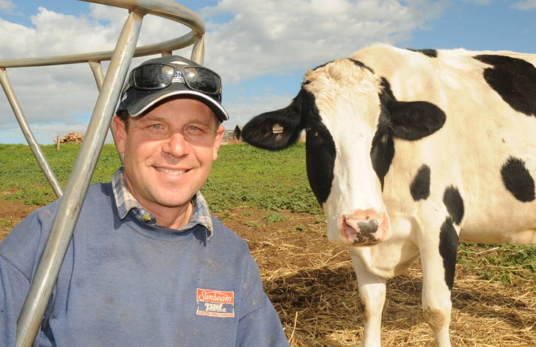 HAPPY: Barossa Mid North Dairy Farmers’ Co-operative chairman Andrew Koch. 