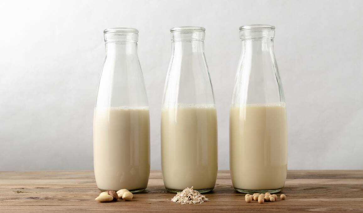 Plant-based products such as these could be restricted from being called 'milk' in marketing and labelling, with the Nationals supporting such a move.