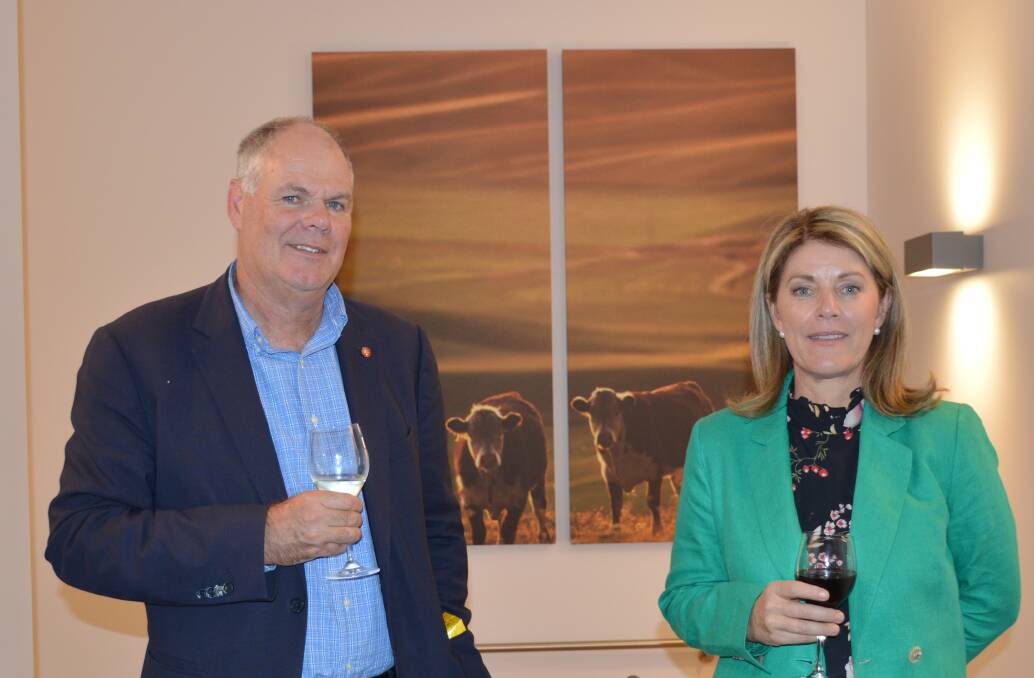 LESSONS LEARNT: Australian Grape & Wine Inc chief executive Tony Battaglene and former NT Cattlemen's Association chief executive Tracey Hayes at the Adelaide Showground late last week.