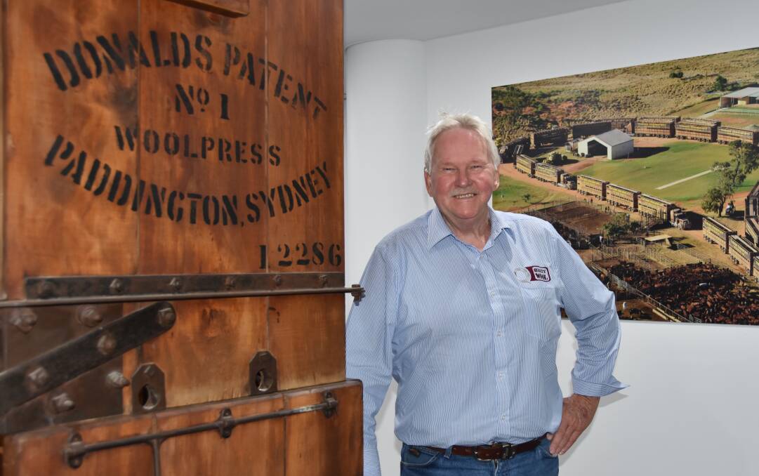 PRESSING TIME: Quality Wool national wool manager Glen Forbes says superfine prices are a great reward for those who have persisted with Merinos through the "doom and gloom" times.