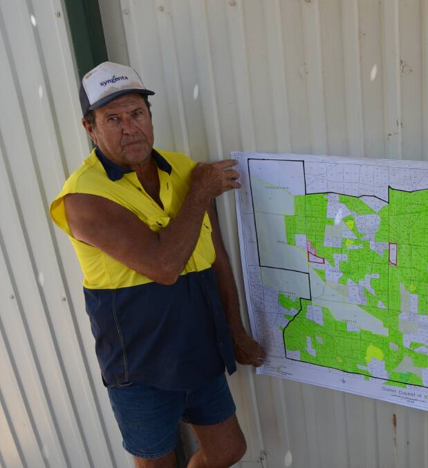 LOCAL CONCERNS: No Radioactive Waste on Agricultural Land in Kimba or SA's Tom Harris, Kimba, said the prolonged debate was dividing the community.