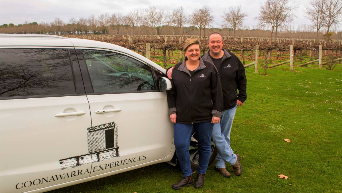 REFINED FOCUS: Kerry and Simon Meares, Coonawarra Experiences, are preparing new packages to meet SA tourism demand.