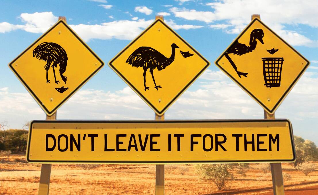 These signs are part of the new campaign urging responsible tourism.