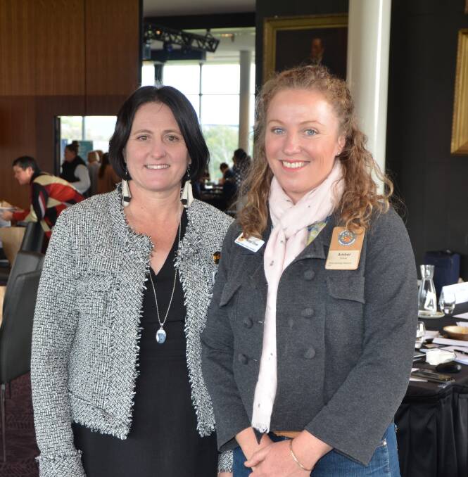 CRITICAL ROLE: Alana Moller, Clermont, Qld, and Amber Driver, Alice Springs, NT, say more recognition is needed of the role played by in-home teachers in the distance education model.