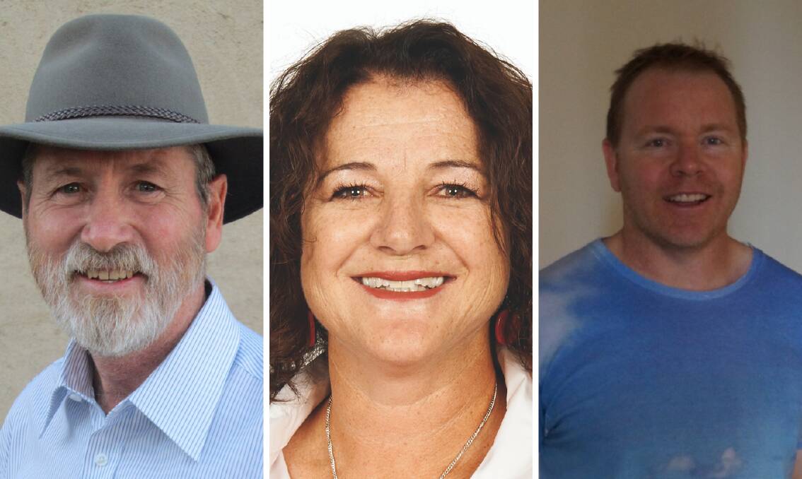 ELECTION TIME: Candidates vying for the seat of Grey include Liberal Rowan Ramsey, Centre Alliance's Andrea Broadfoot and independent Richard Carmody. 