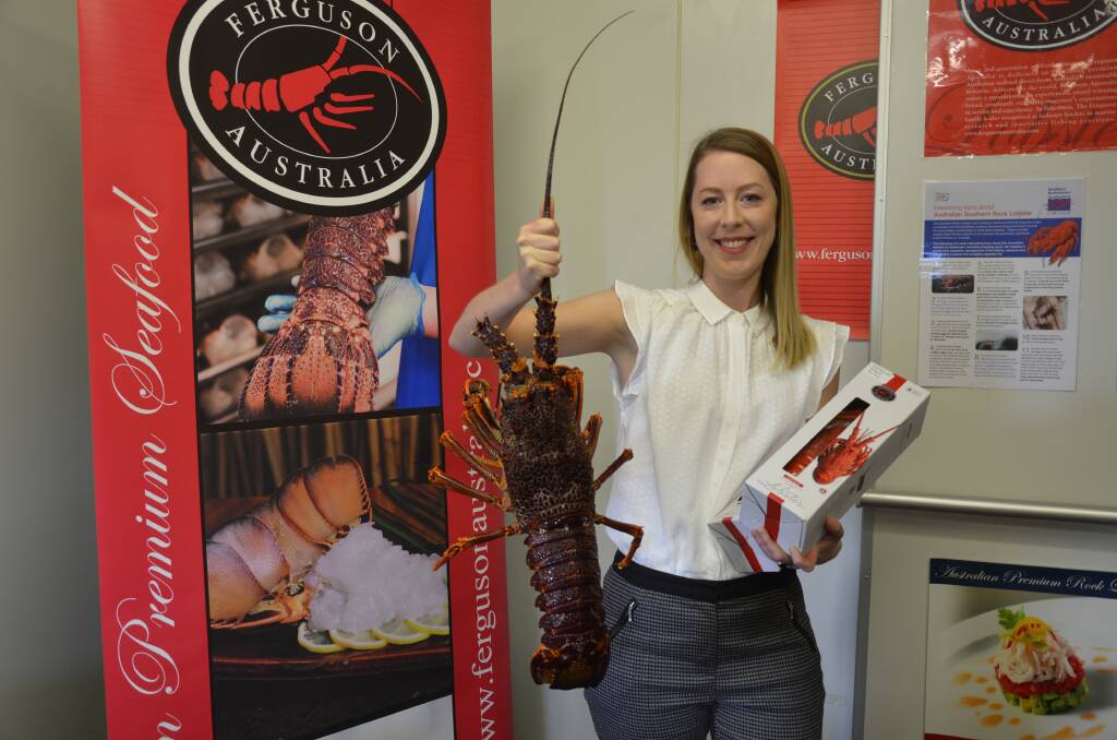 FRESH APPROACH: Ferguson Australia's export and marketing manager Eliza Ferguson says demand for lobster rises at this time of year.