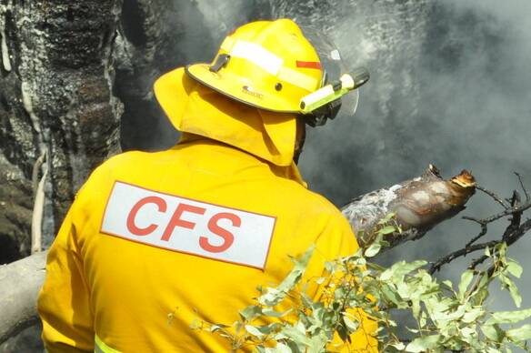 CFS crew have been kept busy across the state in recent days, with several large scale fires. File picture