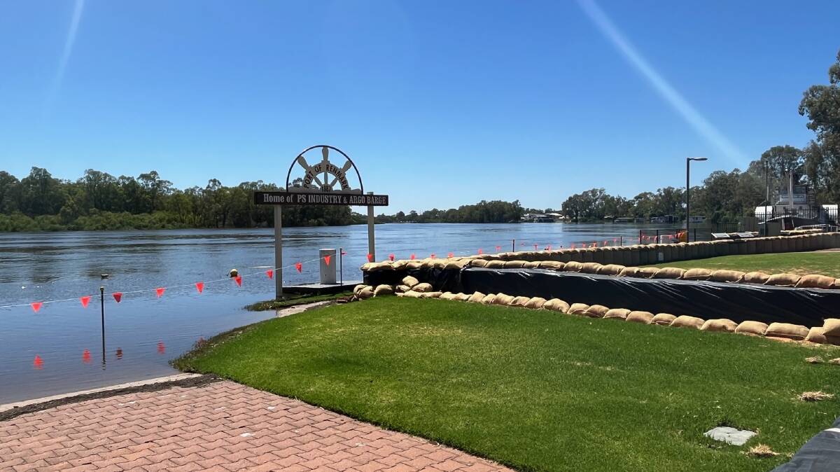 Flood waters have receded from their high levels at Renmark, creating opportunities for people to visit and enjoy the region. Picture by Elizabeth Anderson