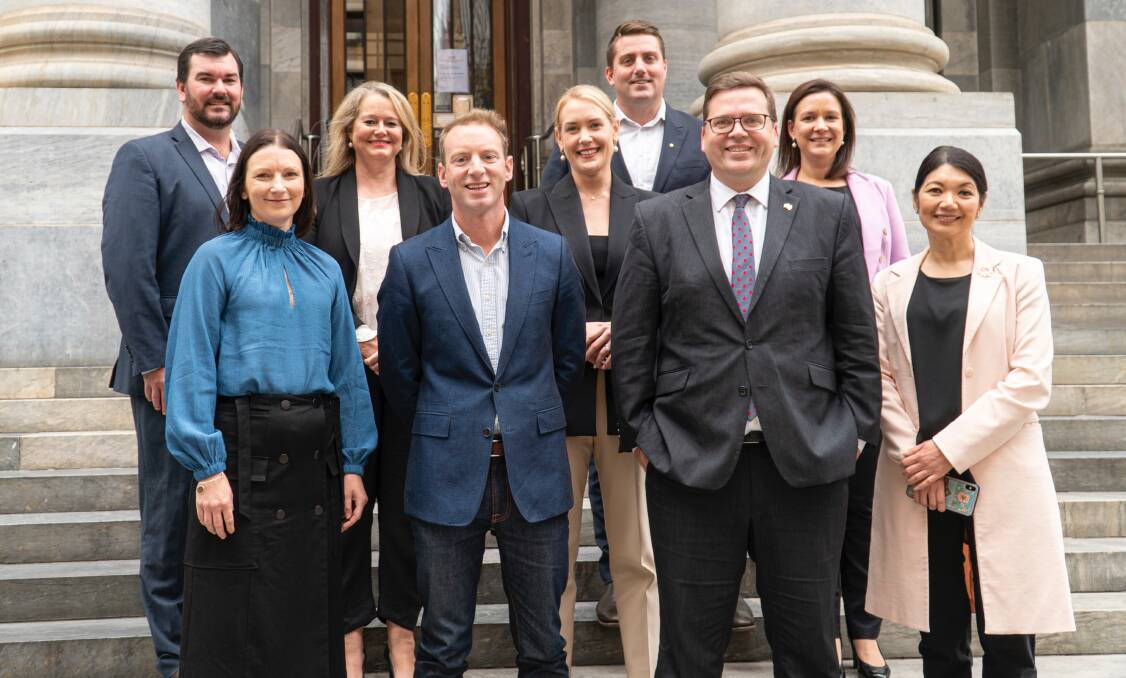 Members of the new-look Liberal opposition cabinet. Photo: LIBERALS SA