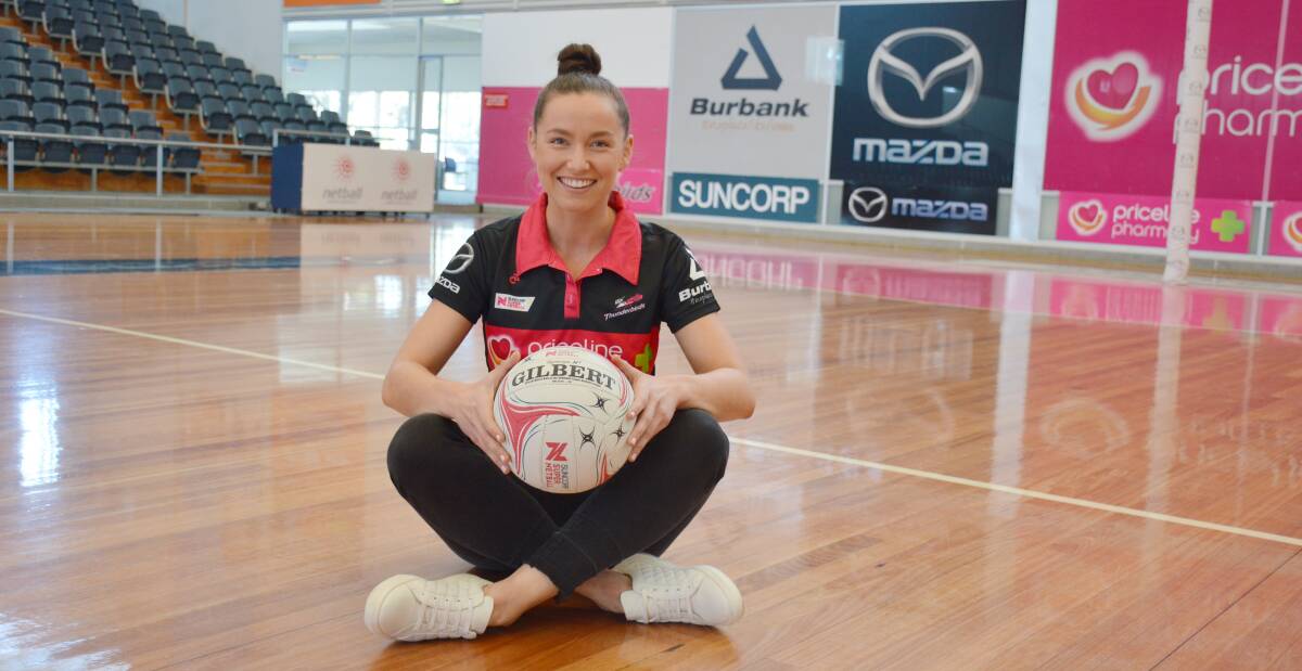 COMING UP: New Adelaide Thunderbirds recruit Kelly Altmann, who hails from Toora, is ready for pre-season to begin at Priceline Stadium.