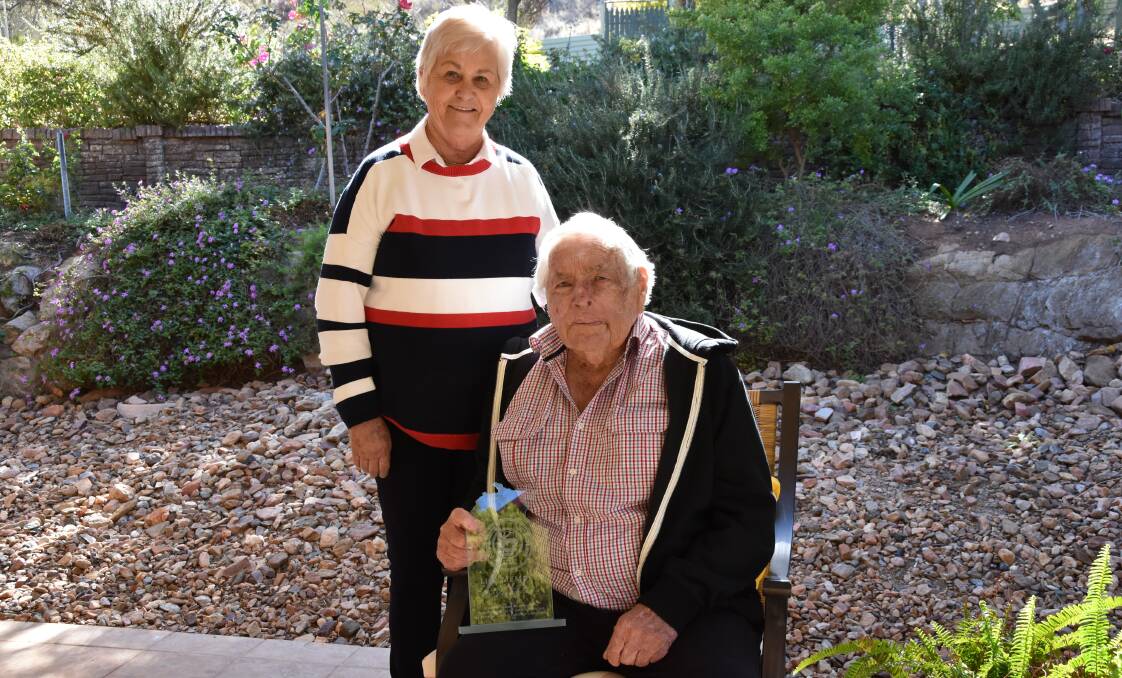 HISTORY SHARED: Gail and Jimmy Hayes, Alice Springs, NT, with Jimmy's NTCA life membership.