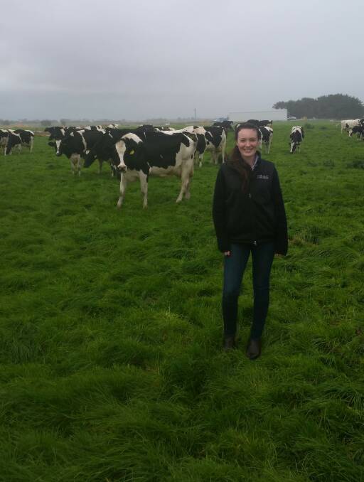 GLOBAL PERSPECTIVE: Mikaela Baker, Beachport, will leave the foggy South East next month for a trip to a dairy science conference in the US.