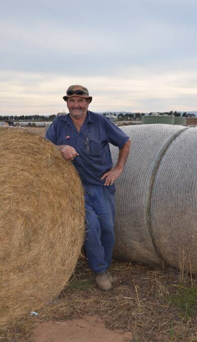 HAY HUNT: Max Dix, Finniss, said he has almost sold out of hay, while may other local hay suppliers have already committed their full supply.