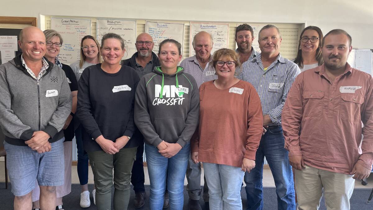 There were 10 participants from grains and livestock businesses in the first AgRi-Silience workshop, held at Saddleworth.