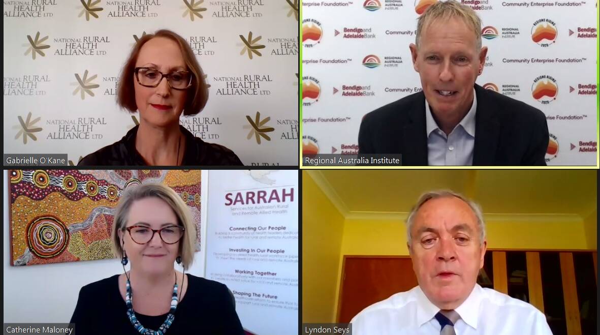 CONTACT NEEDED: (Clockwise from top left) Gabrielle O'Kane, RAI chief economist Kim Houghton, Lyndon Seys and Catherine Maloney.