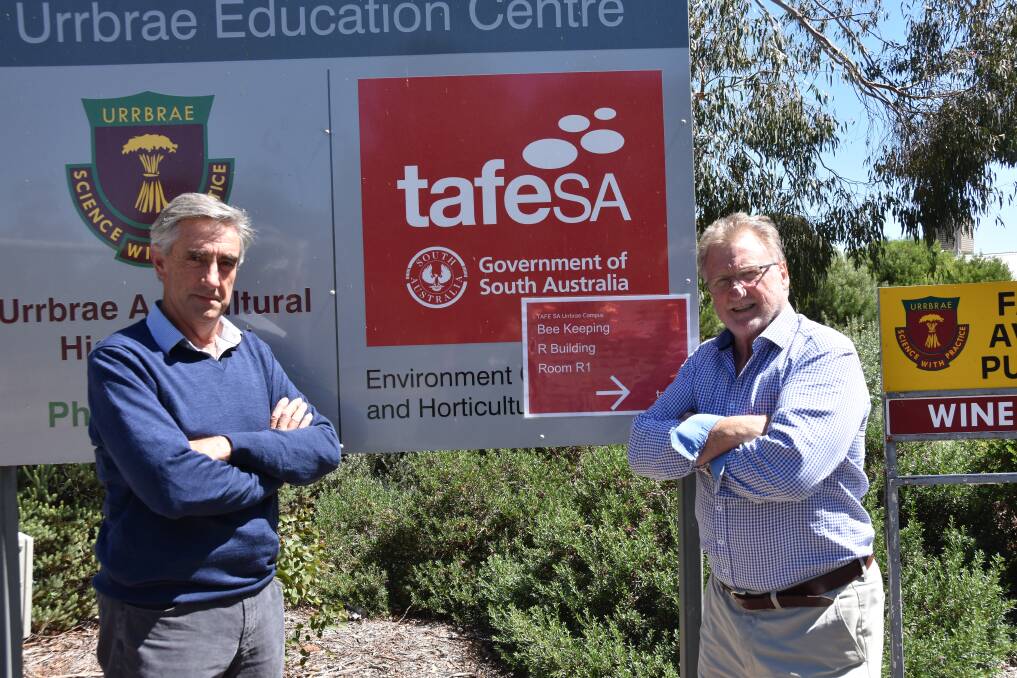 BAD DECISION: Nursery & Garden Industry of SA chief executive Grant Dalwood and board member Geoffrey Fuller are concerned about the future of the Urrbrae campus. 