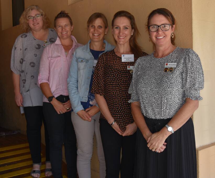 STATE COUNCIL: SA-ICPA immediate past president Kerry Williams, publicity officer Petie Rankin, vice-president Kate Greenfield, secretary Edwina Bowie and president Jill Greenfield are prepared to tackle a list of obstacles to remote education. 
