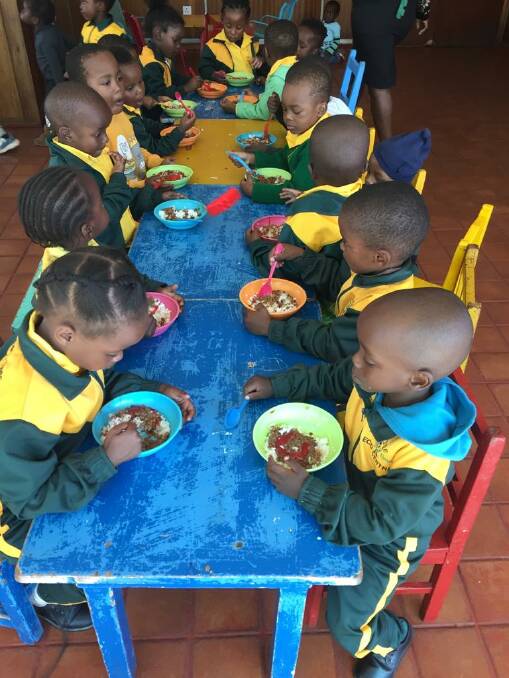 Australian lentils have been feeding children in Zimbabwe. Picture supplied