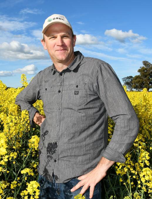 HANDY INFO: GRDC grower relations manager south Randall Wilksch, Yeelanna, says the Optimised Canola Profitability project has produced good guidelines for canola growers across eastern Australia. Photo: GRDC 