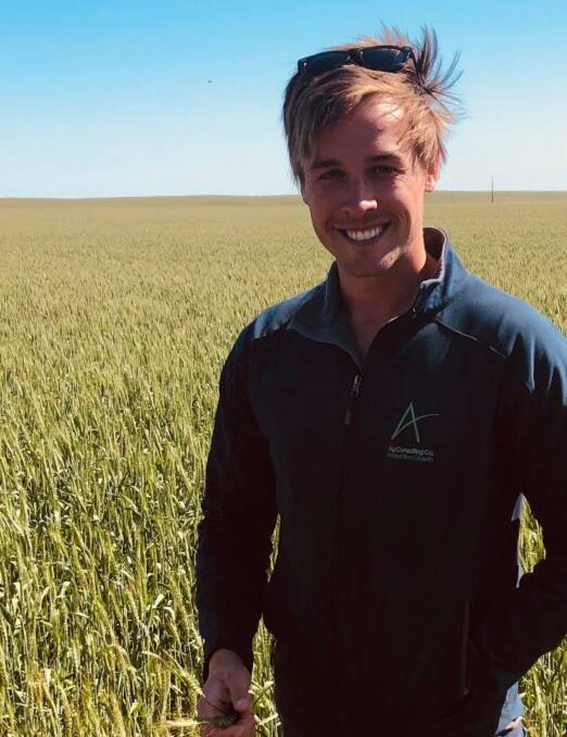 POTENTIAL THERE: Yorke Peninsula agronomist Stefan Schmitt, Ag Consulting Co, said there was a lot of crop potential in the area.